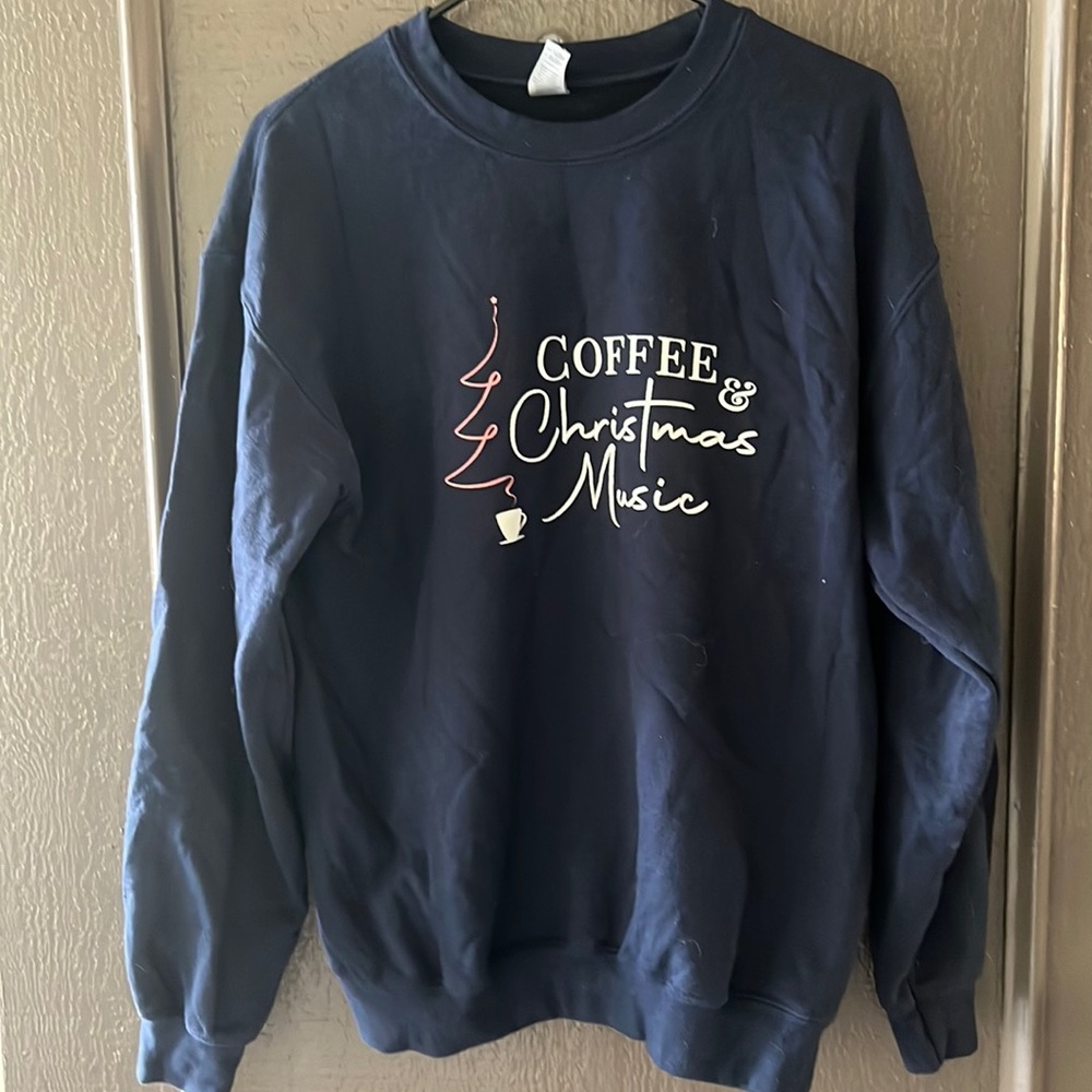 Blue Christmas sweatshirt